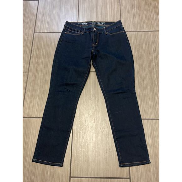 streetwear everyday Levis Demi curve skinny jeans womens 29x28 dark wash stretch - Picture 3 of 11